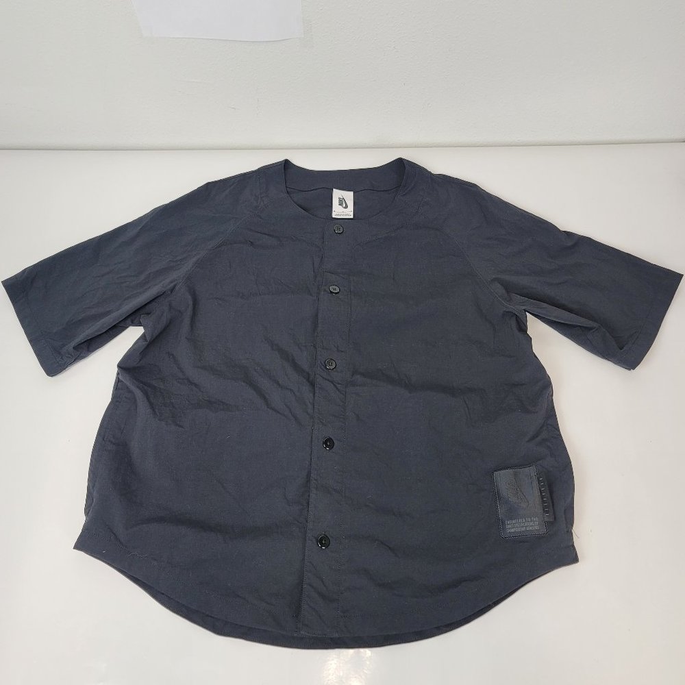 Nikelab Essentials Baseball Jersey Medium Black - image 2